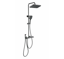 Душевая система с термостатом WONZON & WOGHAND, Темный графит (WW-B4132-A-BGG)