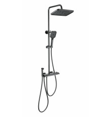 Душевая система с термостатом WONZON & WOGHAND, Темный графит (WW-B4132-A-BGG)