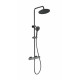 Заказать Душевая система с термостатом WONZON & WOGHAND, Темный графит (WW-B3051-A-BGG) в магазине сантехники Santeh-Crystal.ru