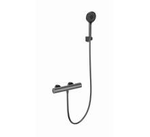 Смеситель для душа с термостатом WONZON & WOGHAND, Темный графит (WW-A2006-A-BGG)