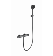 Смеситель для душа с термостатом WONZON & WOGHAND, Темный графит (WW-A2006-A-BGG)