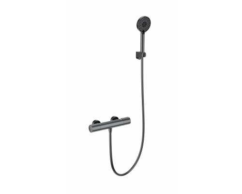 Смеситель для душа с термостатом WONZON & WOGHAND, Темный графит (WW-A2006-A-BGG)