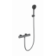 Смеситель для душа с термостатом WONZON & WOGHAND, Темный графит (WW-A2006-A-BGG)
