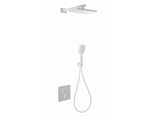 Душевая система с термостатом встраиваемая WONZON & WOGHAND, Белый матовый (WW-B4003-MW)
