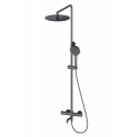 Душевая система с термостатом Wonzon & Woghand, Темный графит (WW-88739903-BGM)