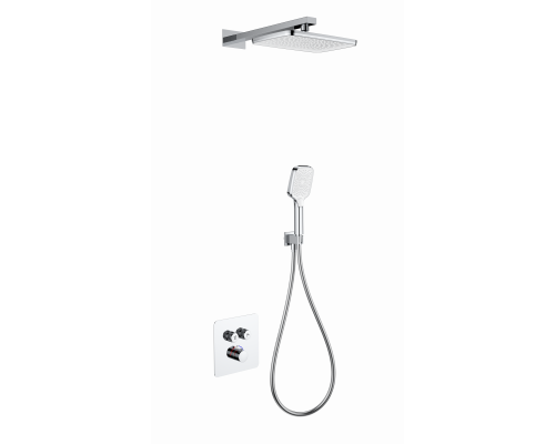 Душевая система с термостатом встраиваемая WONZON & WOGHAND, Хром (WW-B4003-CR)