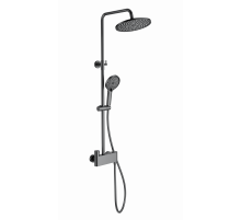 Душевая система с термостатом WONZON & WOGHAND, Темный графит (WW-B3110-BGG)