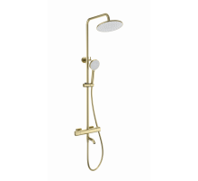 Душевая система с термостатом WONZON & WOGHAND, Брашированное золото (WW-B3051-A1-BG)