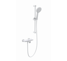 Смеситель для душа с гарнитуром WONZON & WOGHAND, Белый матовый (WW-B2052-A-MW)