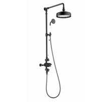 Душевая система с термостатом WONZON & WOGHAND, Черный матовый (WW-B3041-MB)