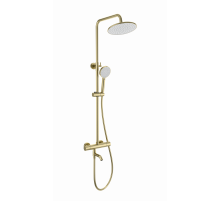 Душевая система с термостатом WONZON & WOGHAND, Брашированное золото (WW-B3047-A1-BG)