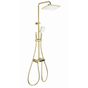 Душевая система с термостатом WONZON & WOGHAND, Брашированное золото (WW-B3112-BG)