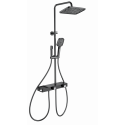 Душевая система с термостатом WONZON & WOGHAND, Темный графит (WW-B4161-BGG)
