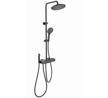 Душевая система с термостатом WONZON & WOGHAND, Белый матовый (WW-B3580-MB)