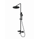 Душевая система с термостатом Wonzon & Woghand, Черный матовый (WW-88739902-MB)