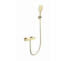 Смеситель для душа с термостатом WONZON & WOGHAND, Брашированное золото (WW-B2026-A-BG)