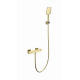 Смеситель для душа с термостатом WONZON & WOGHAND, Брашированное золото (WW-B2026-A-BG)