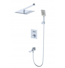 Душевая система с термостатом встраиваемая WONZON & WOGHAND, Хром (WW-88929003-CR)