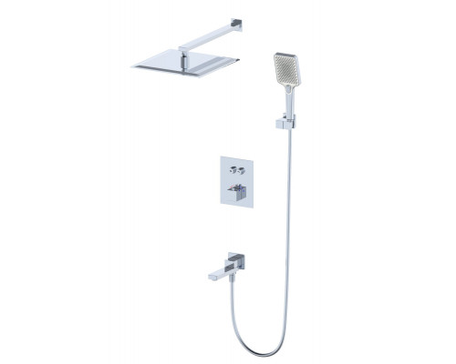 Заказать Душевая система с термостатом встраиваемая WONZON & WOGHAND, Хром (WW-88929003-CR) в магазине сантехники Santeh-Crystal.ru