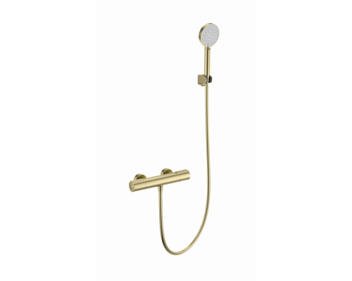 Смеситель для душа с термостатом WONZON & WOGHAND, Брашированное золото (WW-A2006-A-BG)