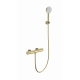 Смеситель для душа с термостатом WONZON & WOGHAND, Брашированное золото (WW-A2006-A-BG)