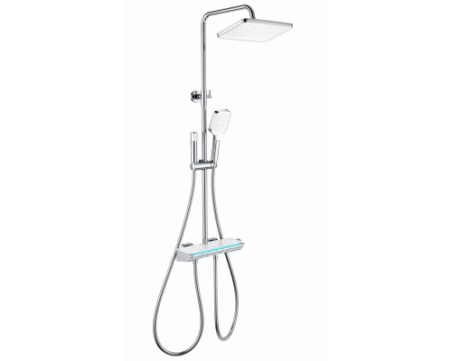 Душевая система с термостатом WONZON & WOGHAND, Хром (WW-B4174-CR)