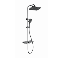 Душевая система с термостатом WONZON & WOGHAND, Брашированное золото (WW-B3098-A-BG)