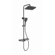 Душевая система с термостатом WONZON & WOGHAND, Темный графит (WW-B3098-A-BGG)