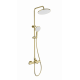 Душевая система с термостатом WONZON & WOGHAND, Брашированное золото (WW-C3011-A-BG)