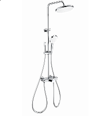 Душевая система с термостатом WONZON & WOGHAND, Хром (WW-B4113-CR)