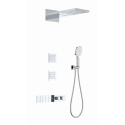 Душевая система с термостатом встраиваемая WONZON & WOGHAND, Хром (WW-D4538-A-CR)
