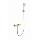 Смеситель для душа с термостатом WONZON & WOGHAND, Брашированное золото (WW-B2063-A-BG)