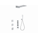Душевая система с термостатом встраиваемая WONZON & WOGHAND, Хром (WW-D4100-A-CR)