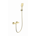Смеситель для душа с термостатом WONZON & WOGHAND, Брашированное золото (WW-B2062-A-BG)