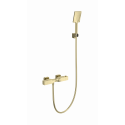 Смеситель для душа с термостатом WONZON & WOGHAND, Брашированное золото (WW-B2025-A-BG)