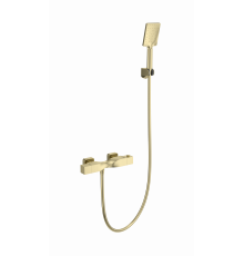 Смеситель для душа с термостатом WONZON & WOGHAND, Брашированное золото (WW-B2025-A-BG)