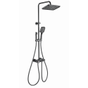 Душевая система с термостатом WONZON & WOGHAND, Темный графит (WW-B3112-BGG)