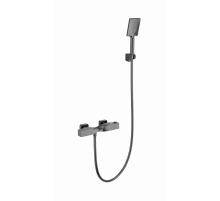Смеситель для душа с термостатом WONZON & WOGHAND, Темный графит (WW-B2025-A-BGG)