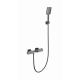 Смеситель для душа с термостатом WONZON & WOGHAND, Темный графит (WW-B2025-A-BGG)