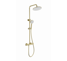 Душевая система с термостатом WONZON & WOGHAND, Брашированное золото (WW-B3047-A-BG)