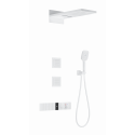 Душевая система с термостатом встраиваемая WONZON & WOGHAND, Белый матовый (WW-D4538-A-MW)