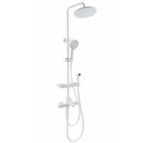 Душевая система с гигиеническим душем и термостатом WONZON & WOGHAND, Белый матовый (WW-C3011-A1-MW)