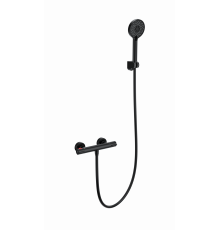 Смеситель для душа с термостатом WONZON & WOGHAND, Черный матовый (WW-B2063-A-MB)