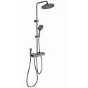 Душевая система с термостатом WONZON & WOGHAND, Темный графит (WW-B3580-BGG)