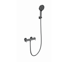 Смеситель для душа с термостатом WONZON & WOGHAND, Темный графит (WW-B2048-A-BGG)
