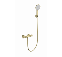Смеситель для душа с термостатом WONZON & WOGHAND, Брашированное золото (WW-B2048-A-BG)