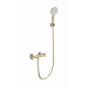Смеситель для душа с термостатом WONZON & WOGHAND, Брашированное золото (WW-B2048-A-BG)