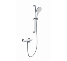 Смеситель для душа с гарнитуром WONZON & WOGHAND, Хром (WW-B2052-A-CR)
