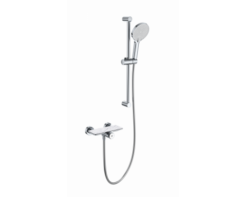 Смеситель для душа с гарнитуром WONZON & WOGHAND, Хром (WW-B2052-A-CR)