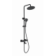 Душевая система с термостатом WONZON & WOGHAND, Черный матовый (WW-B3035-A3-MB)